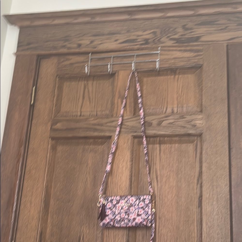 Floral Pink Crossbody Bag